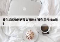 爱尔兰区块链研发公司排名[爱尔兰科技公司]